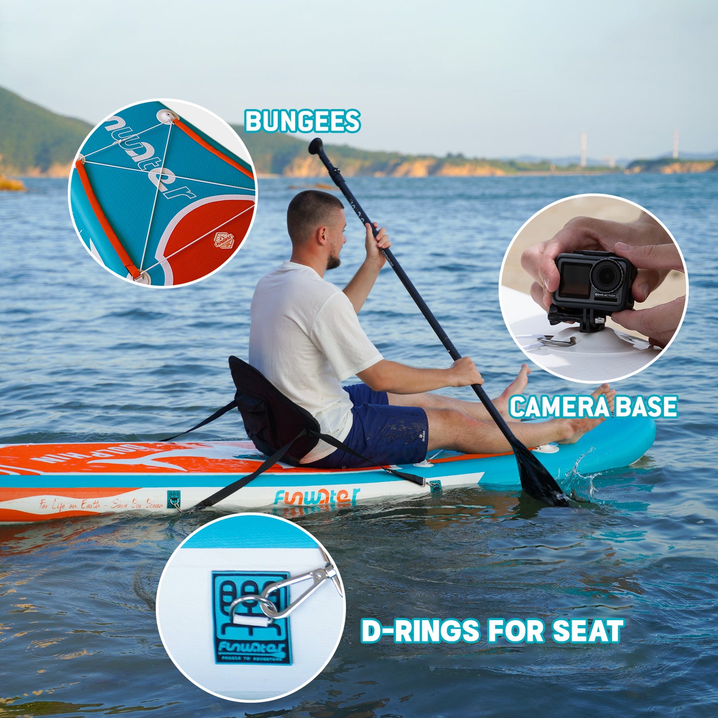 SUP Board SUPFW08C 320x84x15 cm