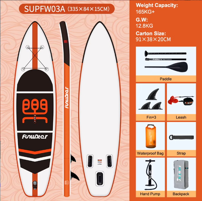 SUP Board SUPFW03A 335x84x15 cm