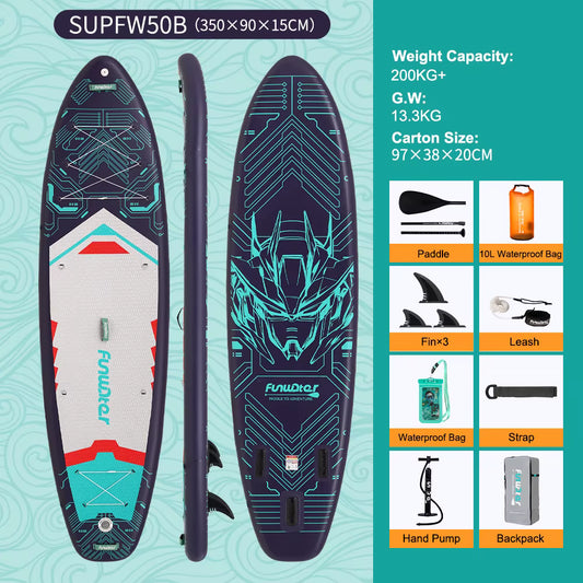 SUP Board SUPFW50B 350x90x15cm