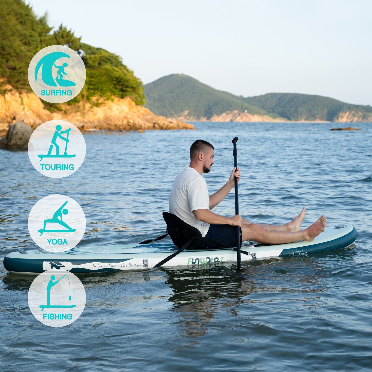 SUP Board SUPFW09C 320x84x15 cm